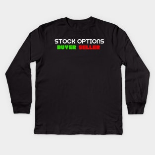 Stock Options Design Kids Long Sleeve T-Shirt